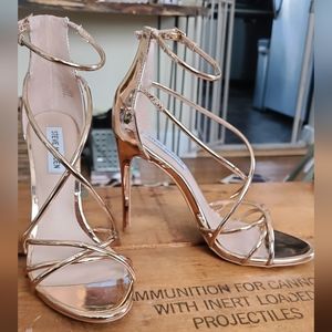 Steve Madden Satire Rose Gold Heels